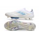 Botas de Futbol adidas F50+ Laceless FG Blanco Perla Met
