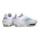 Botas de Futbol adidas F50+ Laceless FG Blanco Perla Met