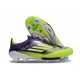 Botas adidas F50+ Laceless FG Morado Rush Ftwr Blanco Limón Lúcido