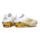 Botas de Futbol adidas F50+ Laceless FG Blanco Met Dorado