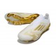 Botas de Futbol adidas F50+ Laceless FG Blanco Met Dorado