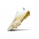 Botas de Futbol adidas F50+ Laceless FG Blanco Met Dorado