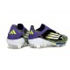 Botas adidas F50+ Laceless FG Morado Unity Blanco Amarillo Solar 