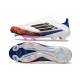 Adidas F50 Elite Laceless X Son FG Blanco Negro Rojo Vivo