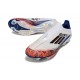 Adidas F50 Elite Laceless X Son FG Blanco Negro Rojo Vivo