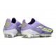 Botas de Futbol adidas F50+ Laceless FG Violeta Tone Limón Lúcido Morado Rush