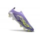 Botas de Futbol adidas F50+ Laceless FG Violeta Tone Limón Lúcido Morado Rush