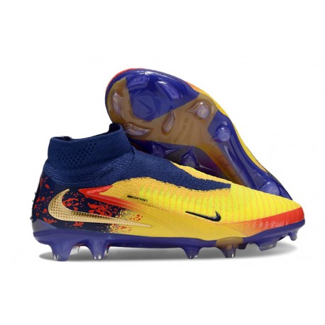 Nike Phantom 6 Elite DF FG Amarillo Negro Rojo
