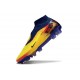 Nike Phantom 6 Elite DF FG Amarillo Negro Rojo