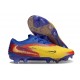 Nike Phantom 6 Elite Low FG Amarillo Azul Rojo Dorado