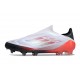 Botas adidas F50 Elite Laceless FG Blanco Negro Rojo