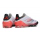 Botas adidas F50 Elite Laceless FG Blanco Negro Rojo
