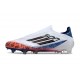Adidas F50 Elite Laceless X Son FG Blanco Negro Rojo Vivo