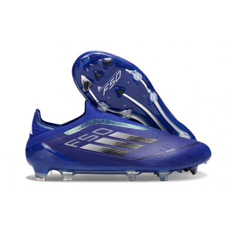 Botas adidas F50 Elite Laceless FG Azul