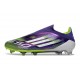 Botas adidas F50 Elite Laceless FG Morado Unity Blanco Amarillo Solar 
