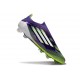 Botas adidas F50 Elite Laceless FG Morado Unity Blanco Amarillo Solar 