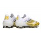 Botas adidas F50 Elite Laceless FG Blanco Amarillo