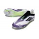 Botas adidas F50 Elite Laceless FG X Messi Ftwr Blanco Negro Morado Unity