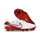 Botas Nike Tiempo Legend 10 Elite FG Blanco Carmesí Vivo