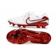 Botas Nike Tiempo Legend 10 Elite FG Blanco Carmesí Vivo