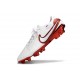 Botas Nike Tiempo Legend 10 Elite FG Blanco Carmesí Vivo