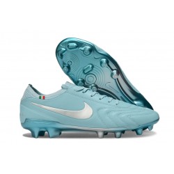 Botas Nike Tiempo Legend 10 Elite FG Copa Plateado