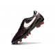 Botas Nike Tiempo Legend 10 Elite FG R10 Negro Blanco Rojo