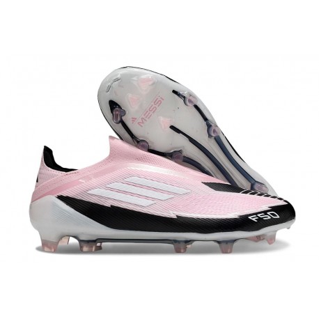 Zapatillas de Fútbol adidas F50 Elite LL FG Rosa Blanco Negro
