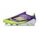 Zapatillas de Fútbol adidas F50 Elite LL FG Morado Rush Ftwr Blanco Limón Lúcido