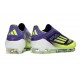 Zapatillas de Fútbol adidas F50 Elite LL FG Morado Rush Ftwr Blanco Limón Lúcido