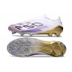Zapatillas de Fútbol adidas F50 Elite LL FG Blanco Negro Violeta