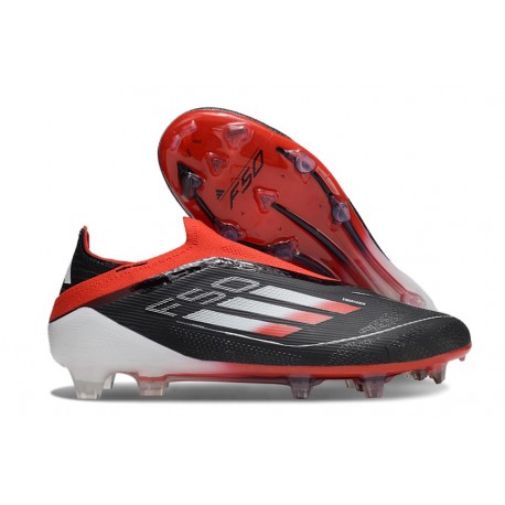 Zapatillas de Fútbol adidas F50 Elite LL FG Negro Rojo Blanco