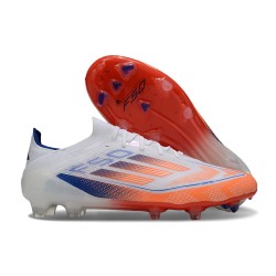 Zapatillas adidas F50 Elite FG Ftwr Blanco Rojo Azul Lúcido