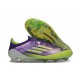 Zapatillas adidas F50 Elite FG Morado Rush Ftwr Blanco Limón Lúcido