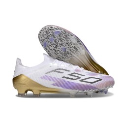 Zapatillas adidas F50 Elite FG Blanco Violeta Negro