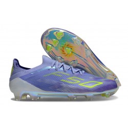 Zapatillas adidas F50 Elite FG Violeta Tone Limón Lúcido Morado Rush