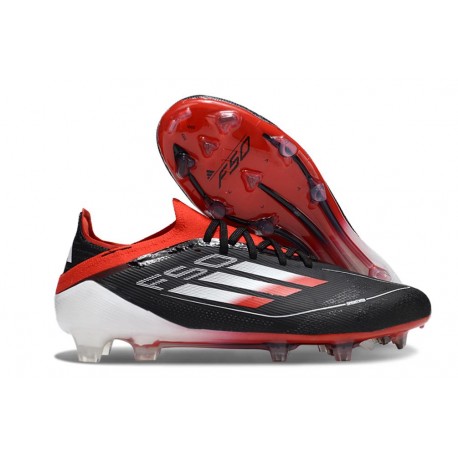Zapatillas adidas F50 Elite FG Negro Rojo Blanco