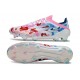 Zapatillas adidas F50 Elite FG Blanco Rosa Azul