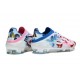 Zapatillas adidas F50 Elite FG Blanco Rosa Azul