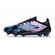 Zapatillas adidas F50 Elite FG Negro Rosa Azul