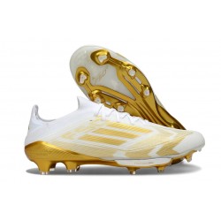 Nuevo adidas F50+Elite FG Blanco Met Dorado