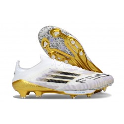 Nuevo adidas F50+Elite FG Blanco Negro Met Dorado
