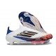Adidas F50 Elite Laceless X Son FG Blanco Negro Rojo Vivo