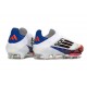 Adidas F50 Elite Laceless X Son FG Blanco Negro Rojo Vivo