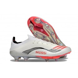 Nuevo adidas F50+Elite FG X MESSI Ftwr Blanco Rojo Lúcido Plateado Met.