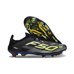 Nuevo adidas F50+Elite FG Negro Hierro Met. Limón Lúcido
