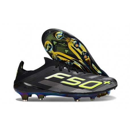 Nuevo adidas F50+Elite FG Negro Hierro Met. Limón Lúcido