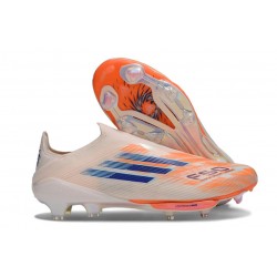 Botas de Futbol adidas F50+ Laceless FG Naranja Azul