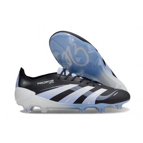 Tacos adidas Predator Elite FG Negro Blanco Azul