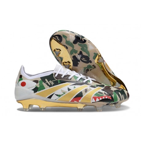 Tacos adidas Predator Elite FG Verde Negro Dorado